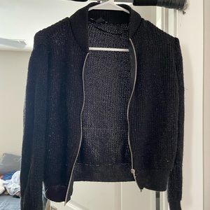 Black sparkly sweater